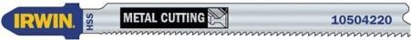 Productafbeelding Irwin T127D HSS decoupeerzaagblad 100 mm 8 TPI, 5 stuks voor metaal, T-as, 10504231