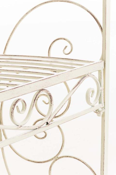 Produktbild Swisshandel24 Halbpavillon Rosie mit Sitzbank, antik-creme (58 cm, 120 cm)