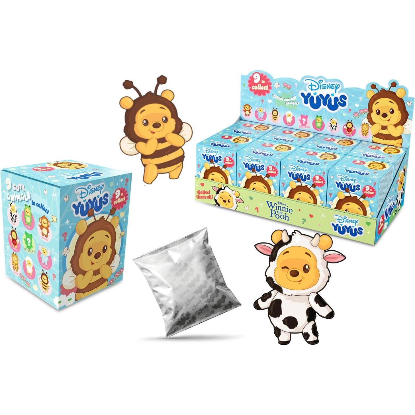 Simba, Portachiavi, Disney YuYus Blindbox présentoir porte-clés Winnie l'ourson 12 cm (8)