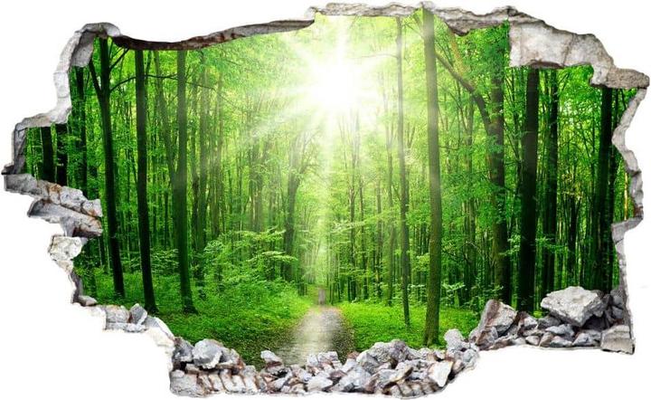 Immagine prodotto Trenddeko foresta soleggiata 3D (120 x 73 cm)