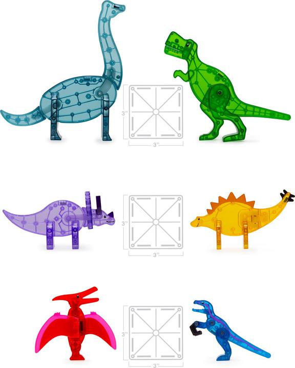Produktbild Magna-Tiles Dino World XL Set
