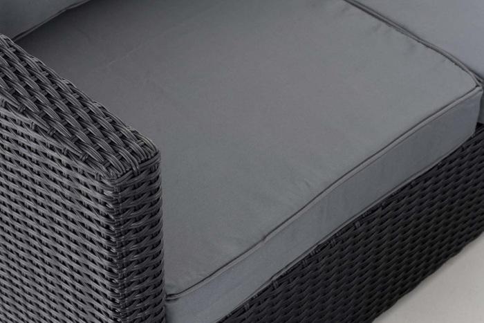 Produktbild Swisshandel24 Ecksofa-Garnitur Liberi 5mm Eisengrau schwarz