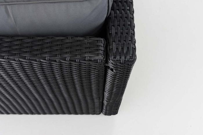 Produktbild Swisshandel24 Ecksofa-Garnitur Liberi 5mm Eisengrau schwarz