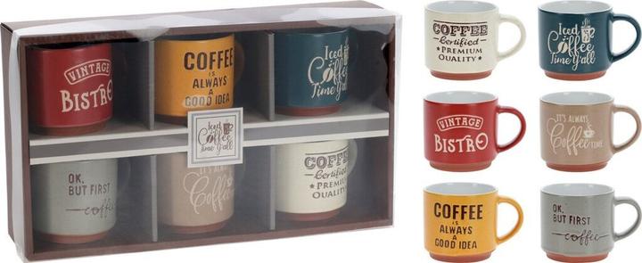Actual product image Champ Mug earthenware set (120 ml, 6x)
