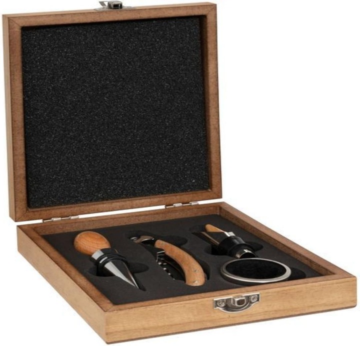 Produktbild Secret de Gourmet Sommelier Box Trester 4p (Weinausgiesser, Tropfring, Weinverschluss)