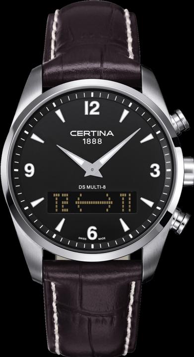 Actual product image Certina DS Multi-8 (Digital watch, Analogue wristwatch, Swiss made, 42 mm)