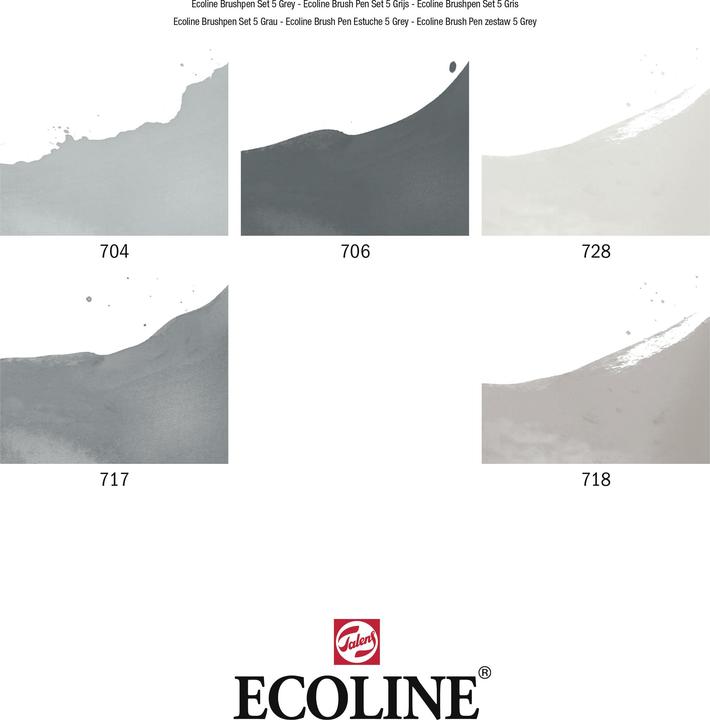 Actual product image Talens Ecoline Brush Pen (5x)