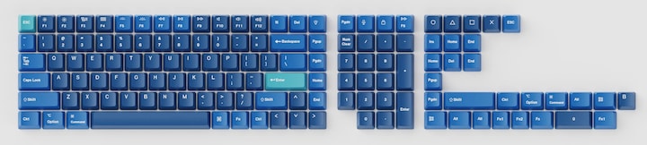 Produktbild Keychron Key DouShot PBT Ocean Full OEM US T2