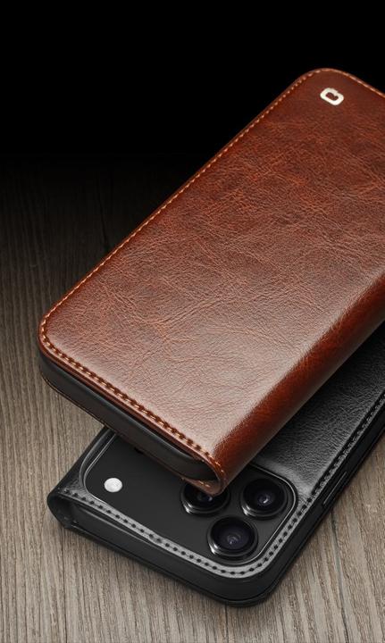 Actual product image QiAlino Hülle Flip Classic Wallet (Apple iPhone 17)