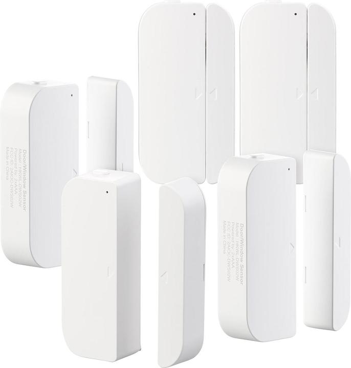 Image du produit Luminea Lot de 5 alarmes WiFi pour portes et fenêtres