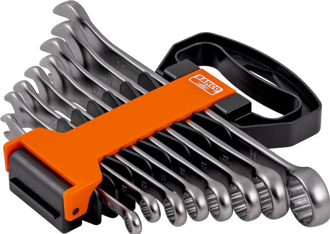 Actual product image Irimo Combination spanner set, metric - 8 parts/plastic holder (17 mm, 13 mm, 16 mm, 15 mm, 10 mm, 11 mm, 8 mm, 9 mm, 22 mm, 14 mm, 12 mm, 18 mm, 21 mm, 19 mm, 20 mm)