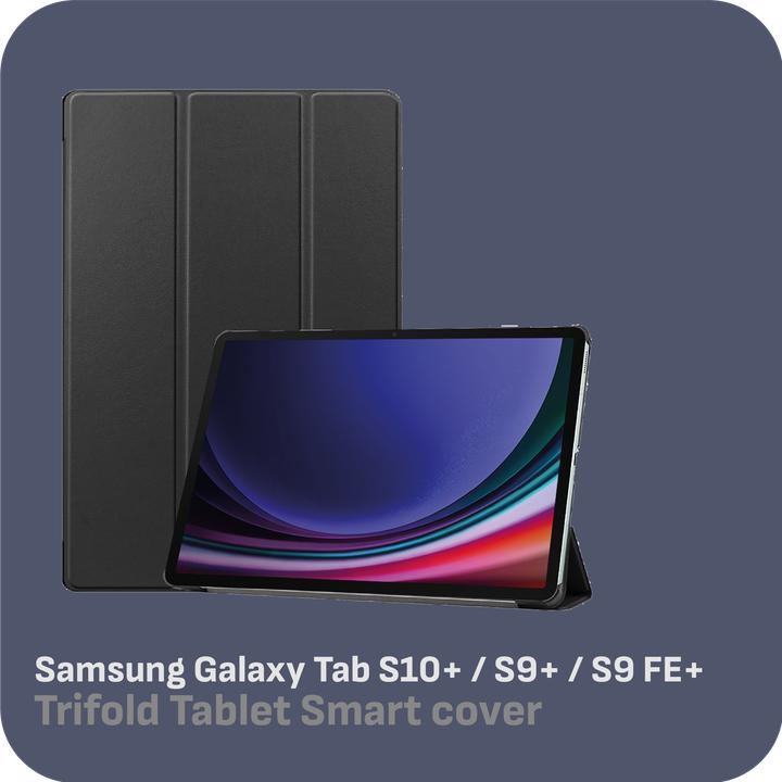 Produktbild Cazy Premium Smart Hülle Kompatibel mit Samsung Galaxy Tab S9+ / S9 FE+ - Schutz Etui Hülle - (Samsung Galaxy Tab S10+, Samsung Galaxy Tab S9 FE+, Samsung Galaxy Tab S9+)