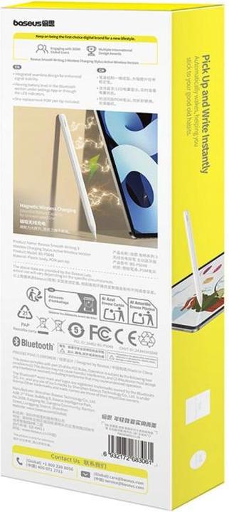 Actual product image Baseus Smooth Writing 3 Active Stylus Kabellos aufladbarer Stylus - Weiss