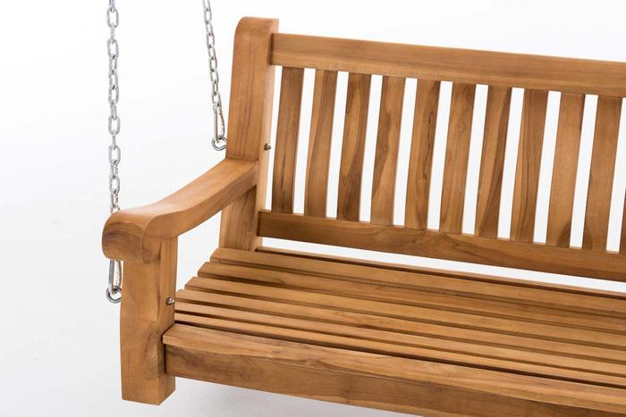 Image du produit Swisshandel24 Banc à bascule Joyce 120 cm, teck