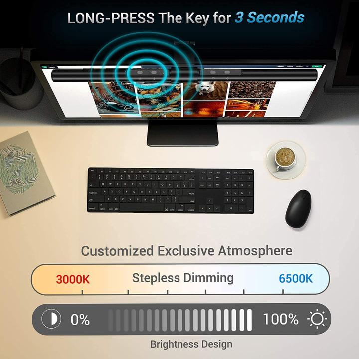 Actual product image Quntis LED Screenbar Pro