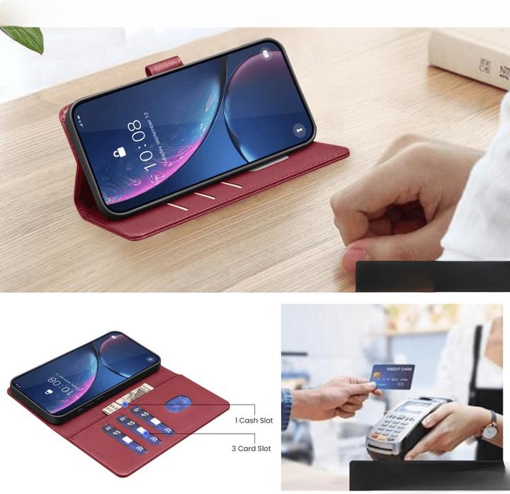 Actual product image Binfen Color Galaxy A56 - BINFEN Leder Etui Hülle mit RFID Blocker (Samsung Galaxy A56)