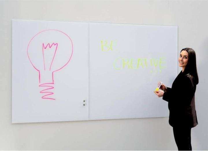 Immagine prodotto Franken Lavagna bianca in vetro (60 x 45 cm)