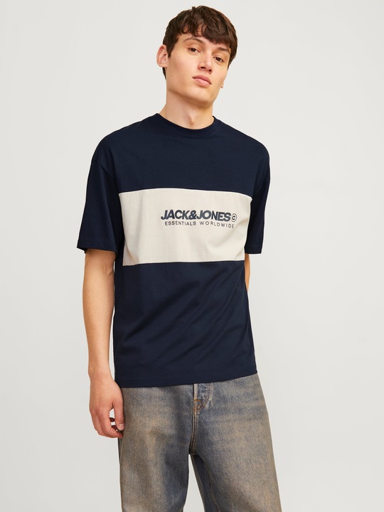 Produktbild Jack & Jones Jjelegacy Blocking Tee Ss O-Neck Noos (S)