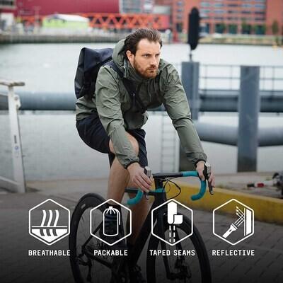 Produktbild Agu GO Unisex bike rain jacket (S)