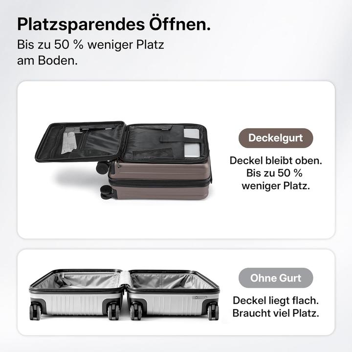 Actual product image Münicase 3-teiliges Hartschalen-Trolley-Set (34 l)
