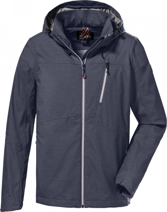 Actual product image Killtec Men's softshell jacket with zip-off hood KOS 105 MN SFTSHLL JCKT, navy, L, 38016-000 (L)