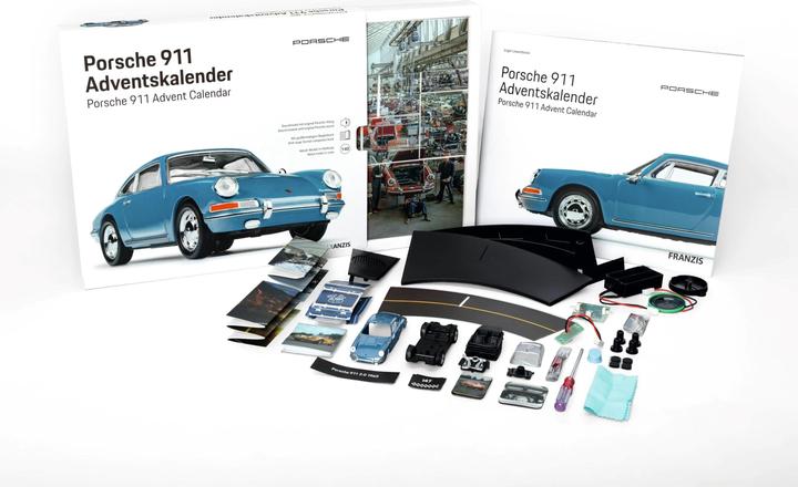 Image du produit Porsche 911 Emaileblau Adventskalender