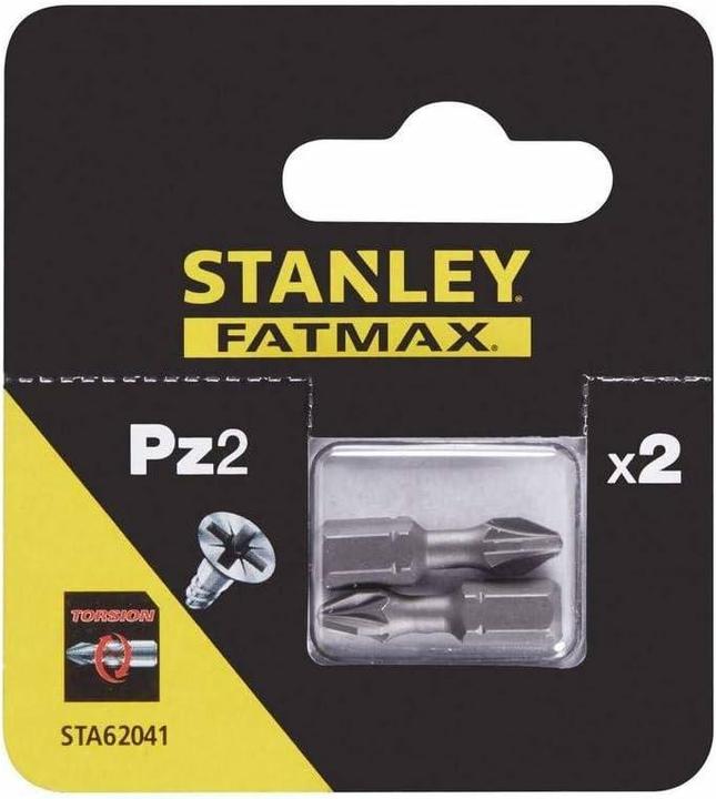 Stanley BIT TORSION PZ 2 x 25mm x2 (Cross Phillips PH)