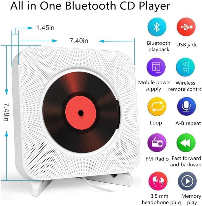Image du produit Adirigo Lecteur CD portable