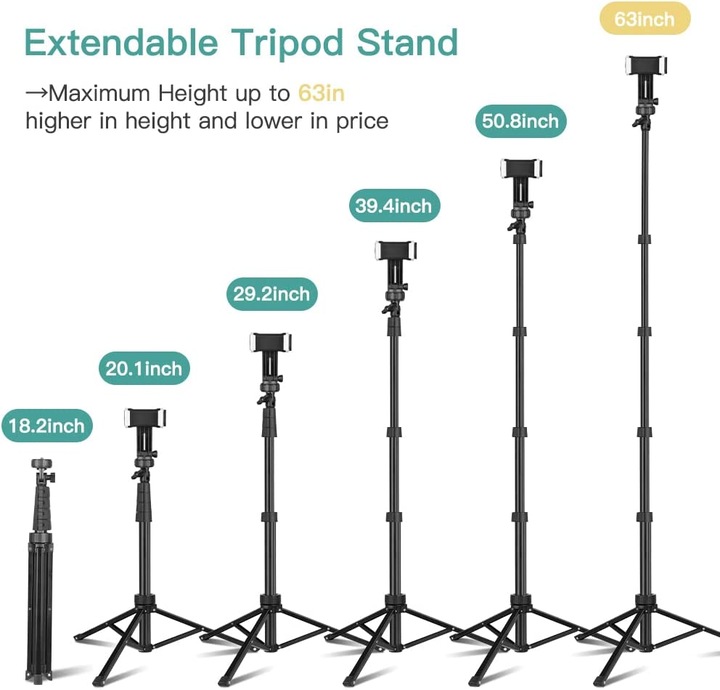 Actual product image UBeesize Ring light with tripod (Ring light)
