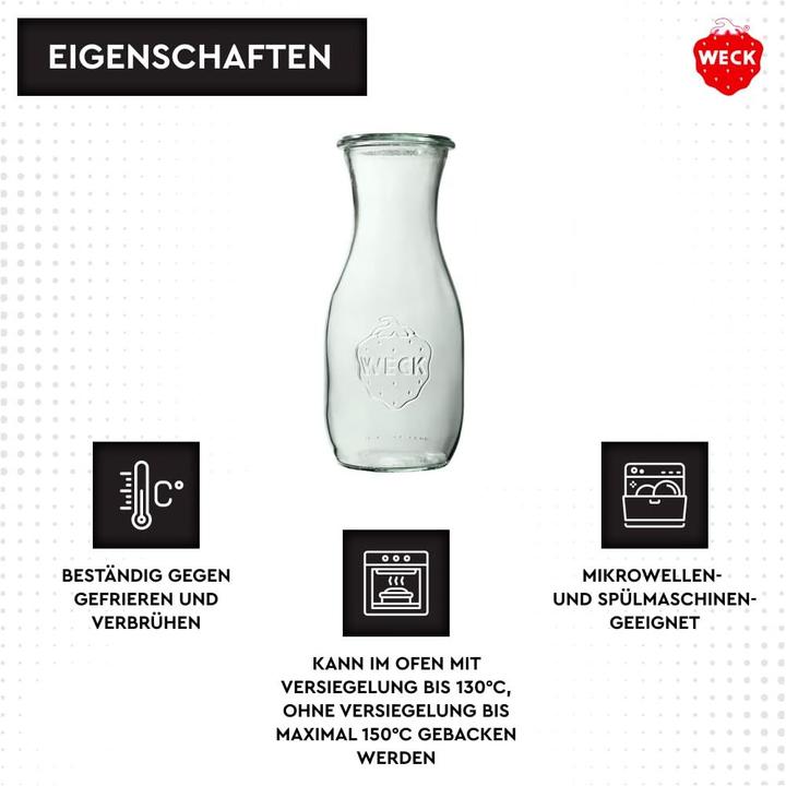 Produktbild Weck Saftflasche RR60 mit Deckel (0.53 l)