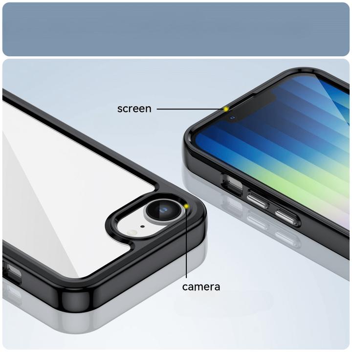 Immagine prodotto Cover-Discount iPhone 16e- Schützende Acryl-Handyhülle mit erhöhtem Rand (Apple iPhone 16e)