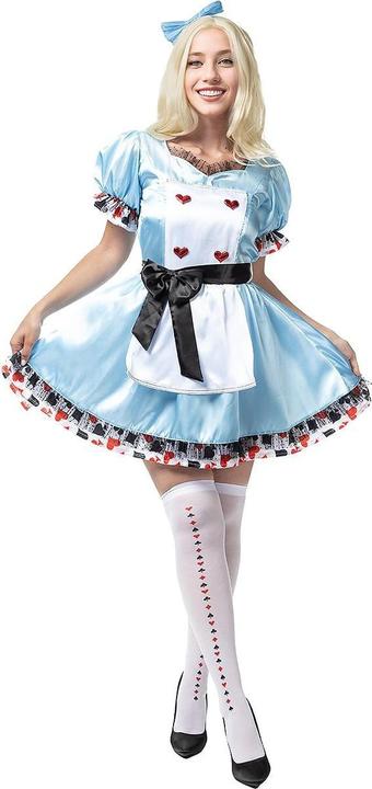 Metamorph Alice im Wunderland Satinkleid