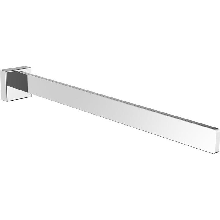Emco, Porta asciugamani + ganci per asciugamani, Portasciugamani Cue Starr a 1 piega cromato 325000142