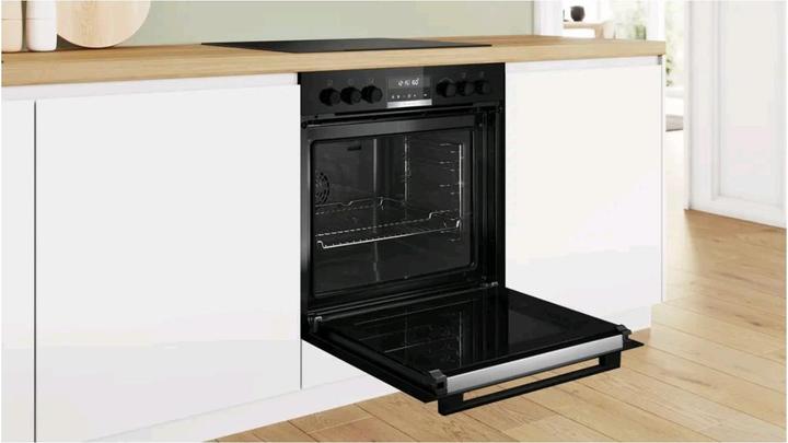 Immagine prodotto Bosch Hausgeräte Set da incasso, HEG578BB4 + NXX675CB5E, Cucina da incasso, Piano cottura a induzione Flex
