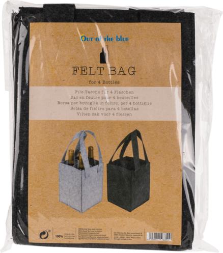 Produktbild Out of the blue Flaschentasche aus Filz für 4 Flaschen (1x)