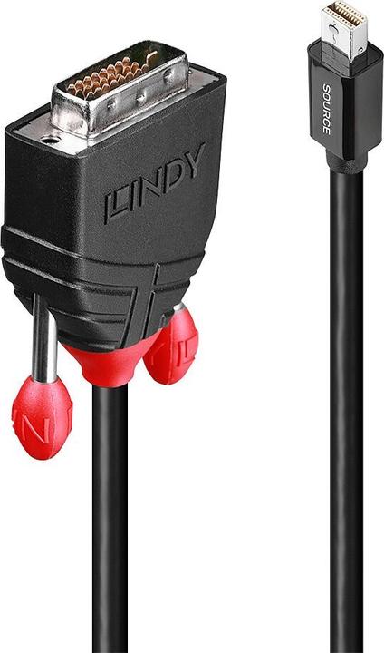 Image du produit Lindy Mini DisplayPort — DVI (1 m, DisplayPort, DVI, 1.2)