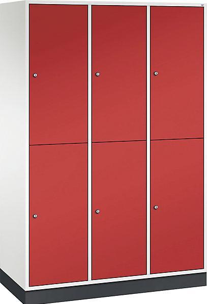 Actual product image C+P Intro double deck clothes lockers (122 cm, 195 cm)