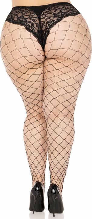 Produktbild Leg Avenue Grobmaschige Netzstrumpfhose schwarz (XL)