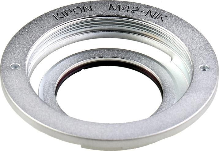 Actual product image Kipon Adapter M42 lens to Nikon F