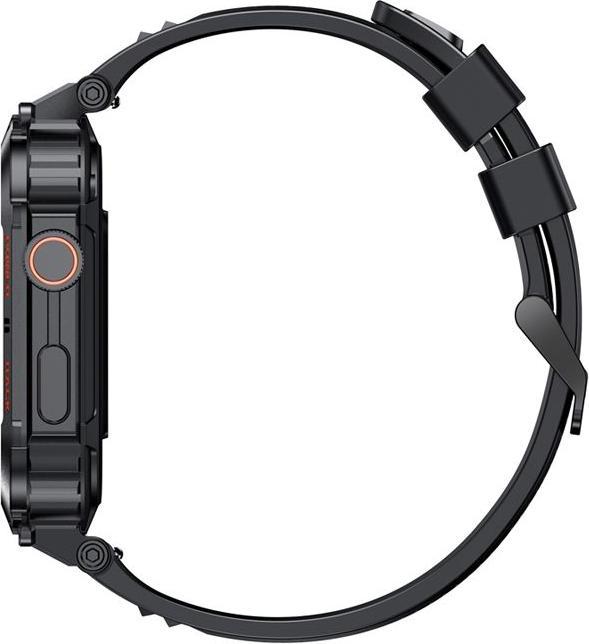 Actual product image Giewont Veltori VT200-1 Smartwatch, schwarzes Silikonarmband