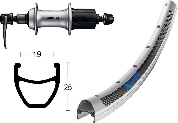 Image du produit Shimano Acera T3000 (Roue arrière, 28")