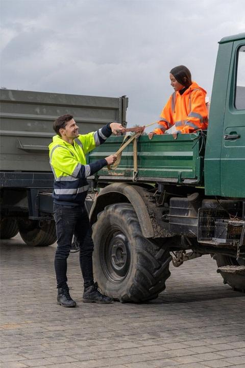 Immagine prodotto Korntex Felpa con cappuccio con zip Hi-Vis (XXL)