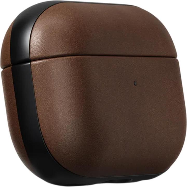 Actual product image Nomad Modern Leather Case Airpods Pro 2 Brown (Headphone sleeve)