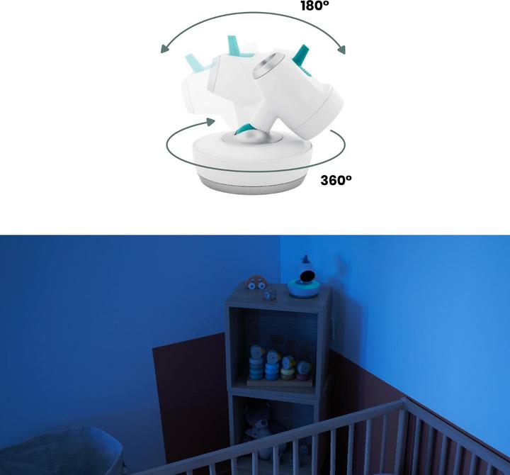 Produktbild Babymoov Zusatzkamera YOO-Moov (Babyphone mit Kamera, 300 m)