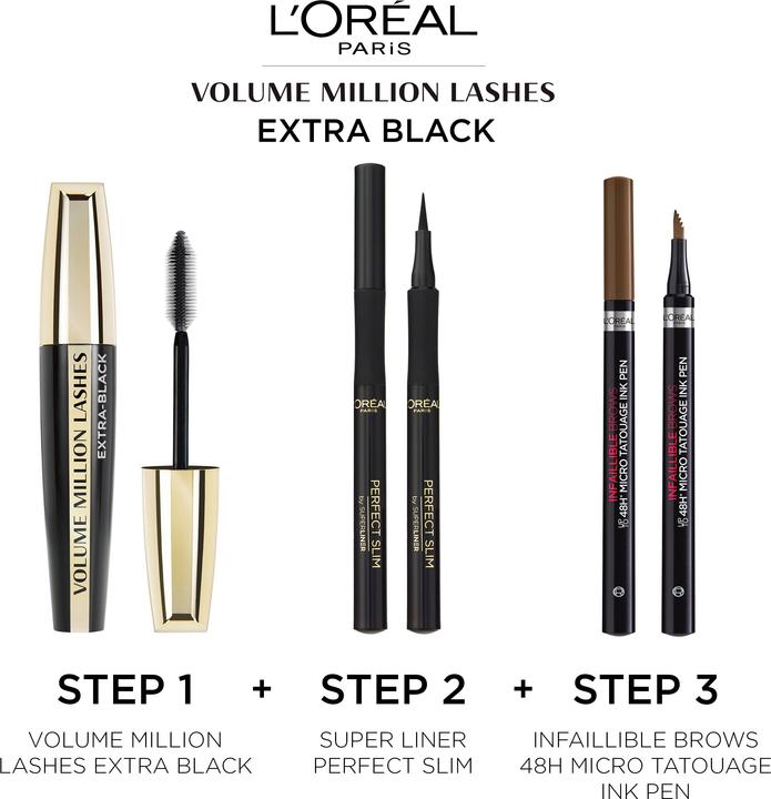 Actual product image L'Oréal Paris Volume Million Lashes (Extra-Black)