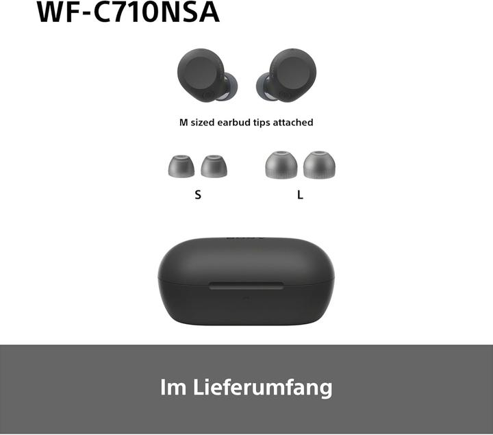 Produktbild Sony WF-C710NSA (Aktive Geräuschunterdrückung, 8.50 h, Kabellos)