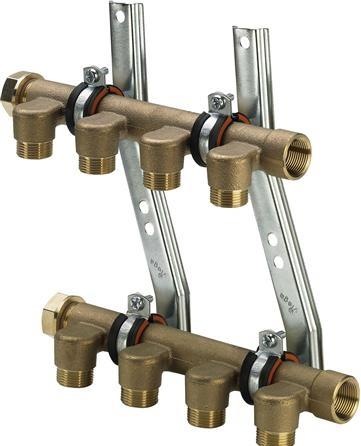 Immagine prodotto Viega Il sistema combinato di fissaggio 3/4 con 2 gange 4 borchie e il supporto per lo stallo di legno