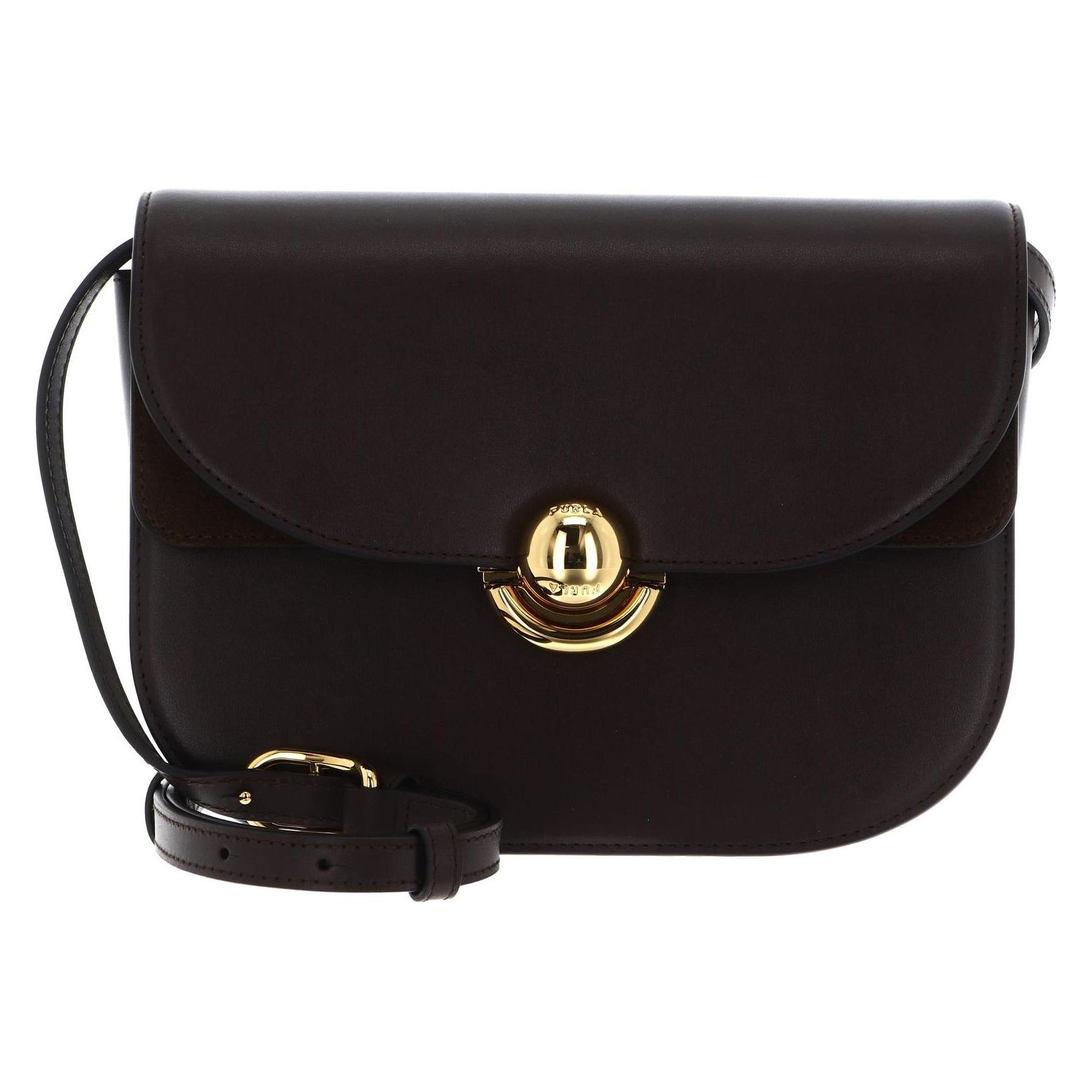 Furla, Damen, Handtasche, Sfera Crossbody Round, Braun