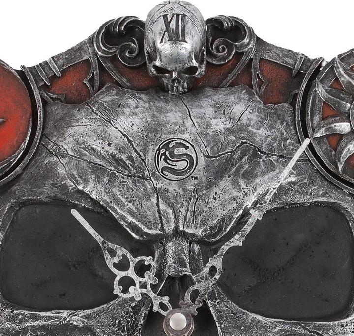 Actual product image Spiral Hands Of Death Resin Wall Clock