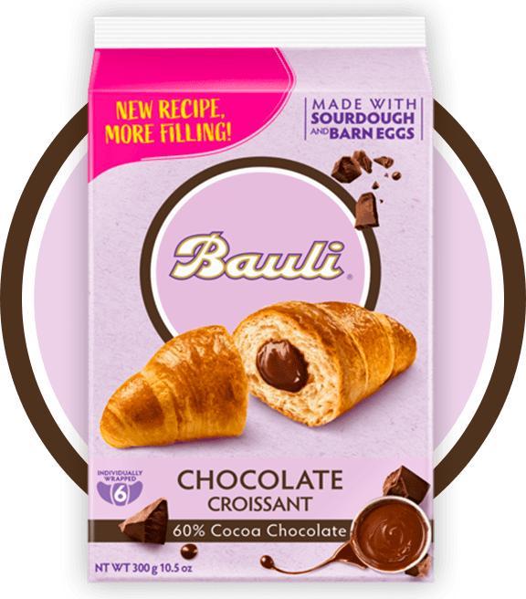 Image du produit Bauli Croissant - Chocolat 6 pièces (1 pcs, 300 g)